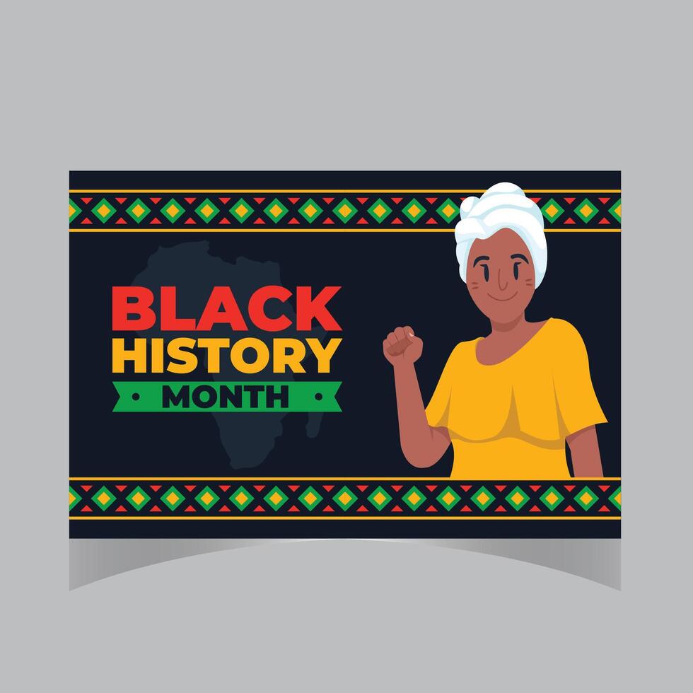 negro historia mes celebrar. resumen forma. vector ilustración diseño gráfico. negro historia mes. vector valores ilustración