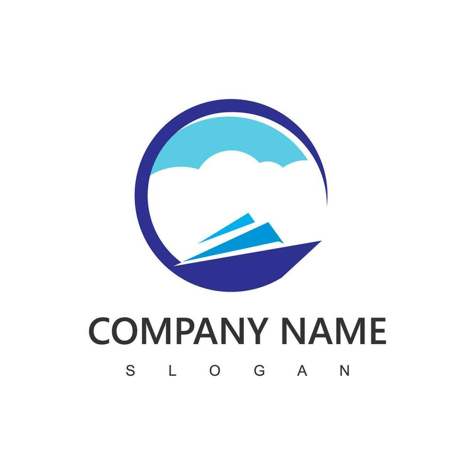 Travel agency business logo. holiday and vacation logo design vector