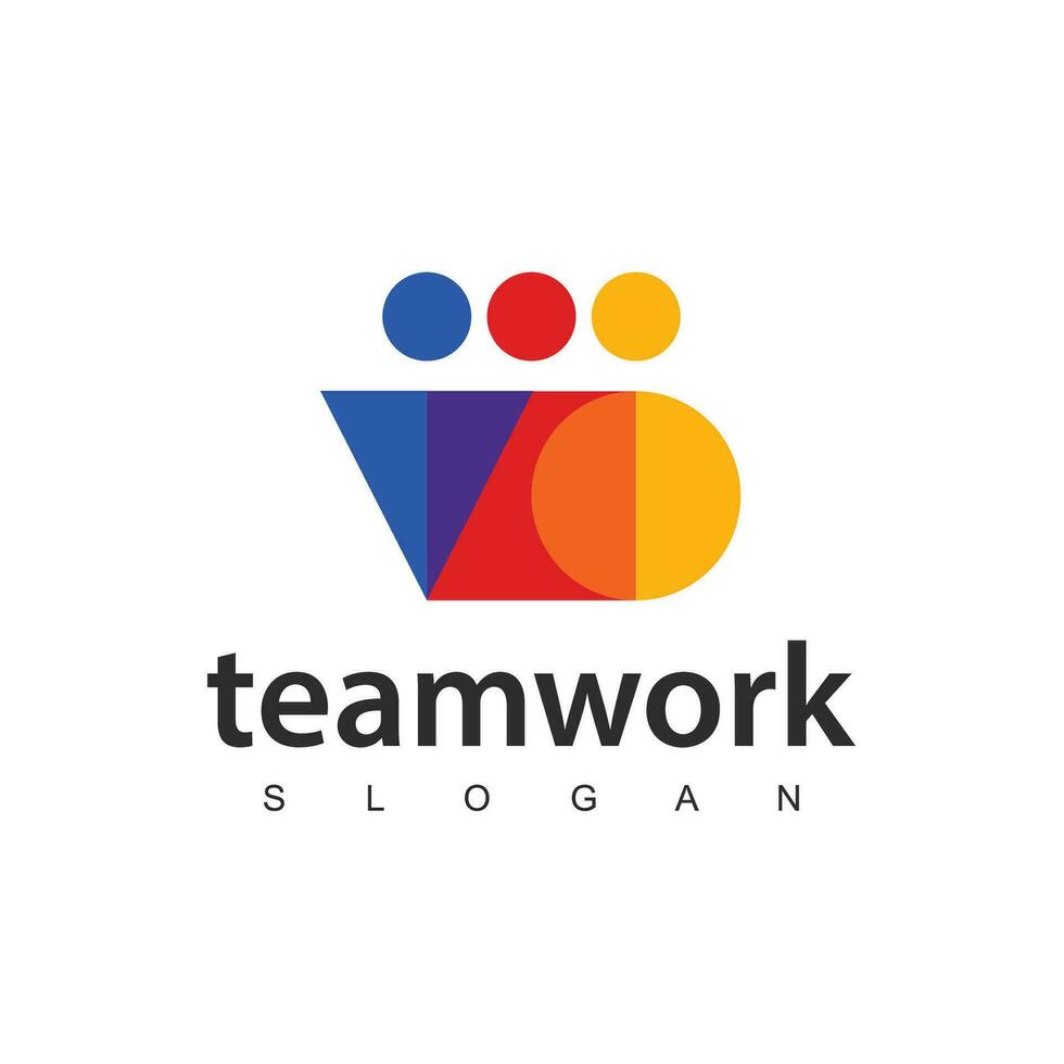 Teamwork, Friendship, People Connectivity logo Design vector