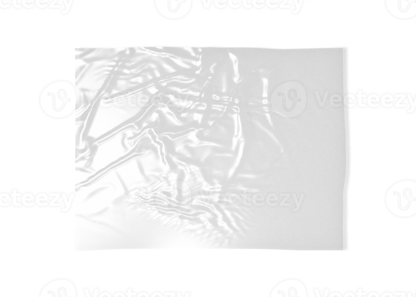 Transparent wrinkled plastic white plastic 36419962 PNG