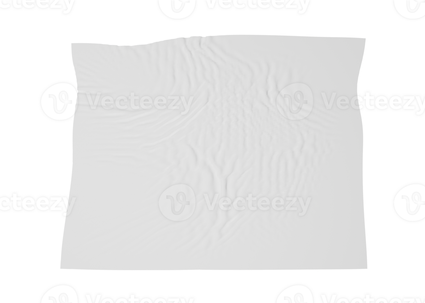 Wrinkled poster mockup png