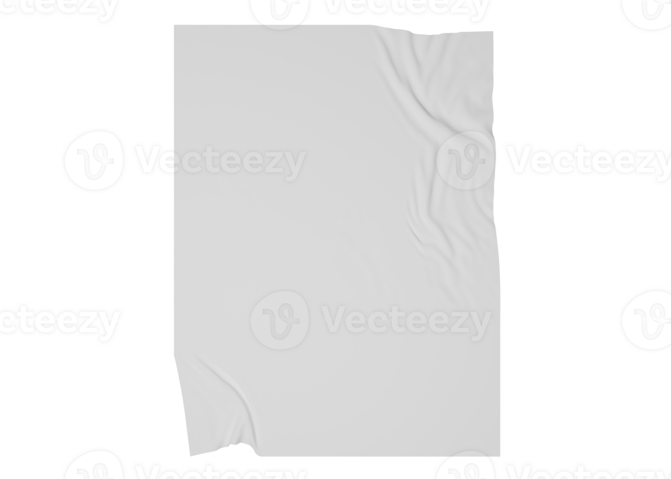 Wrinkled poster mockup png