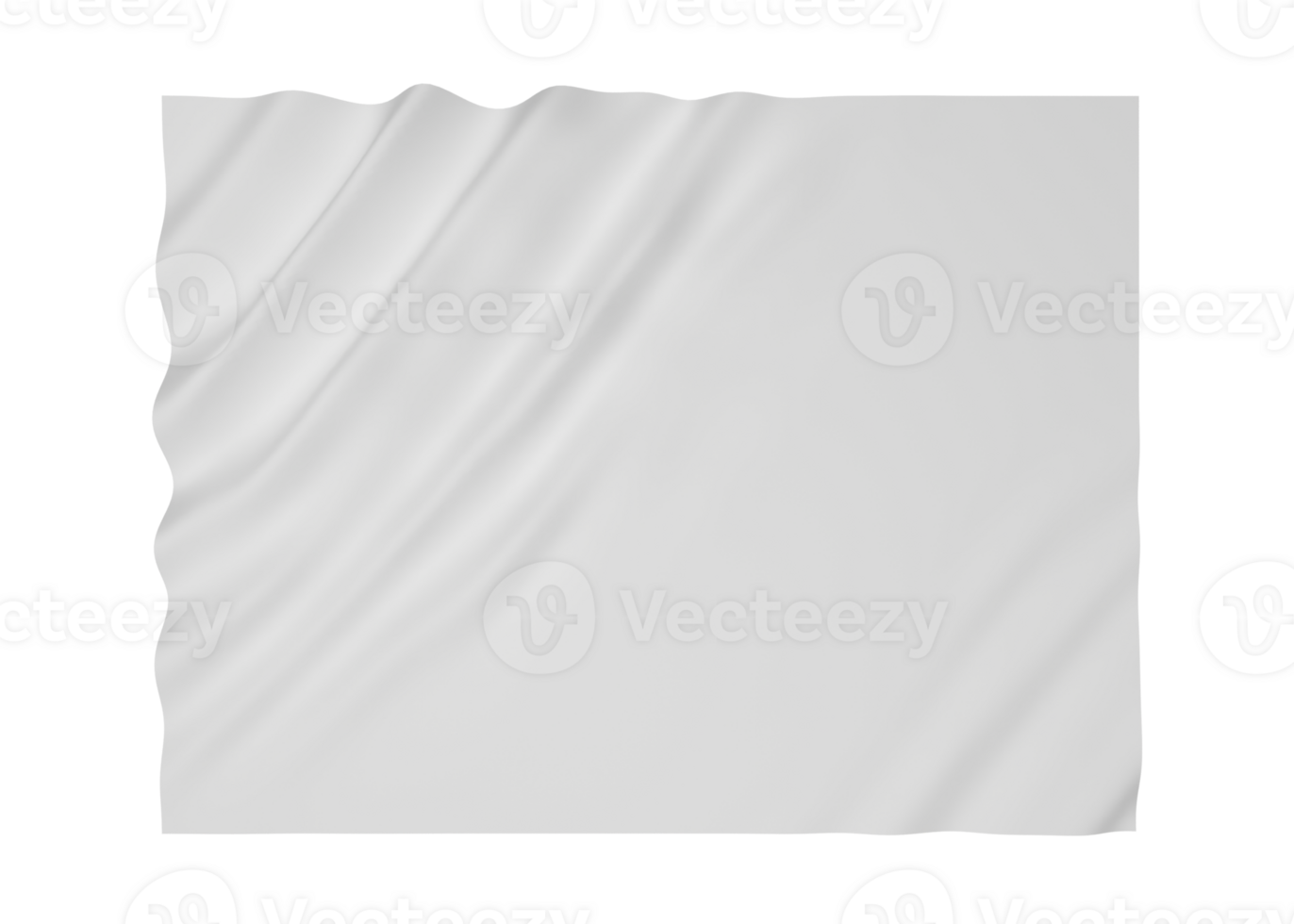 Crumbled poster mockup png