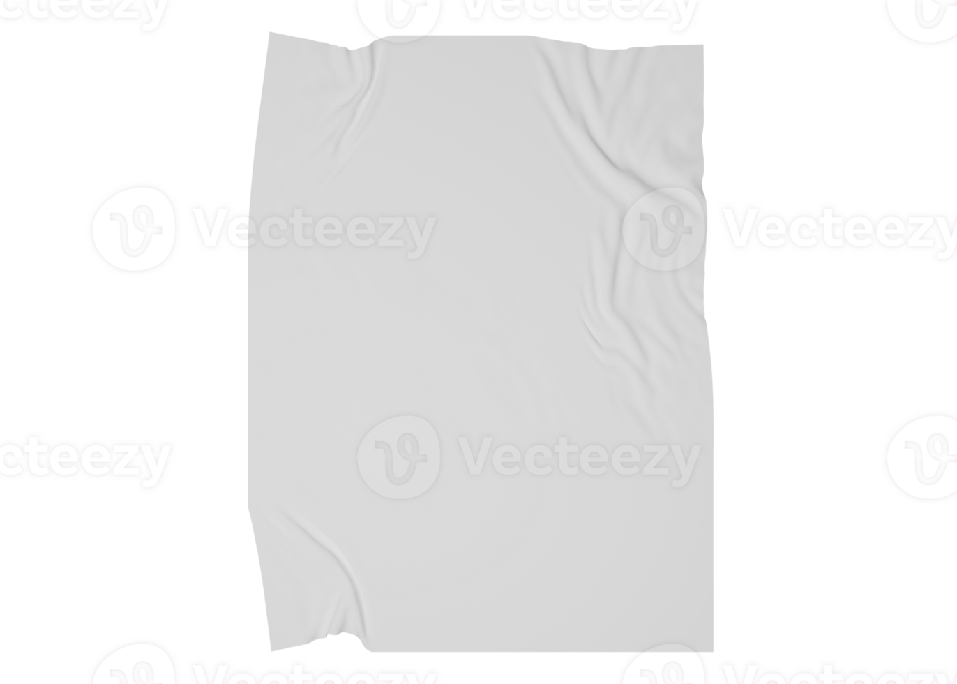 Glued poster mockup png