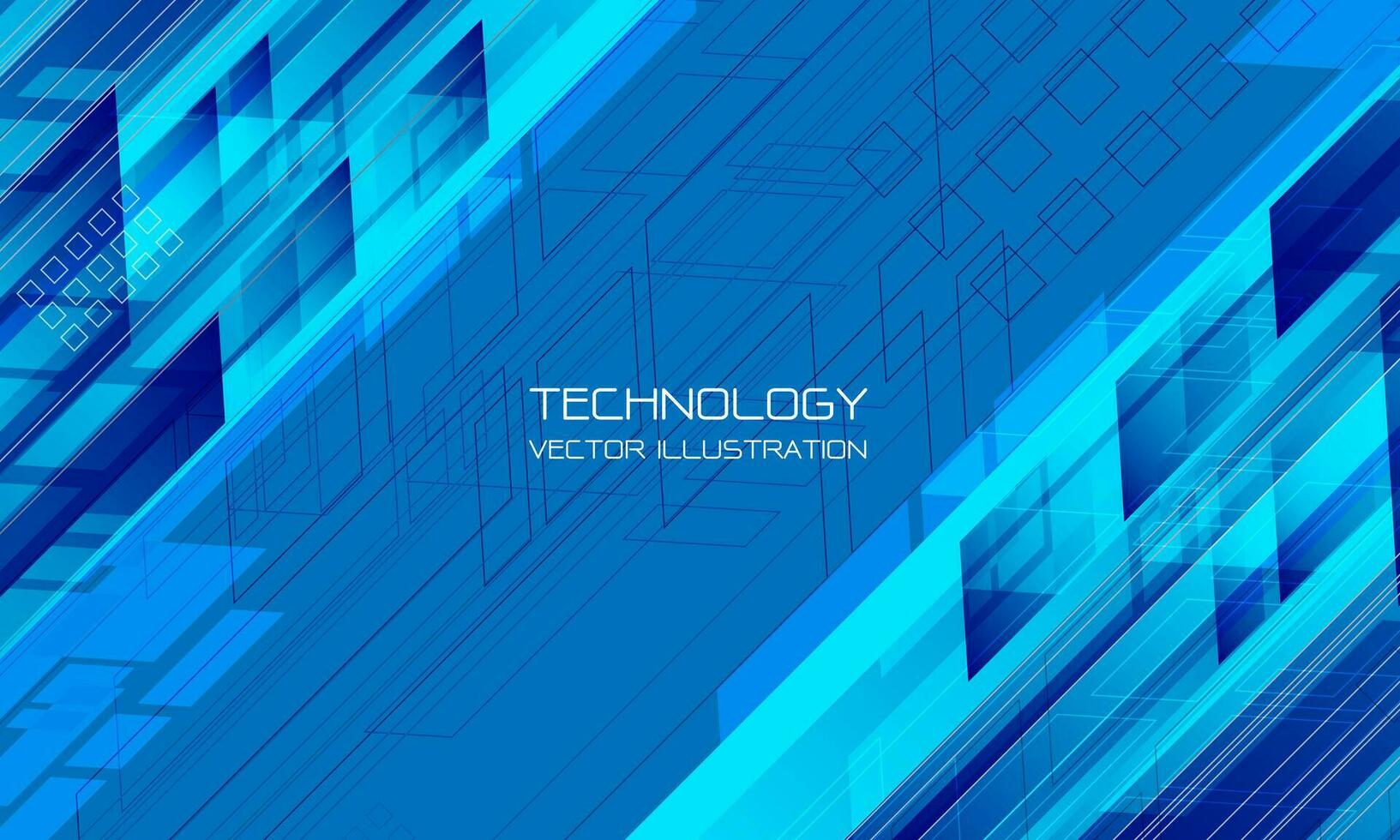 Abstract blue neon geometric dynamic speed technology futuristic design background vector