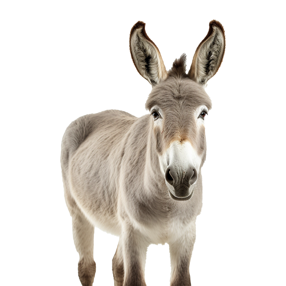 AI generated A Donkey isolated on transparent background png