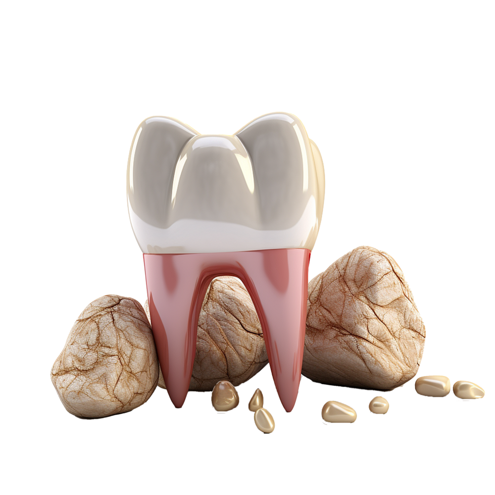 AI generated A sore tooth png isolated on transparent background