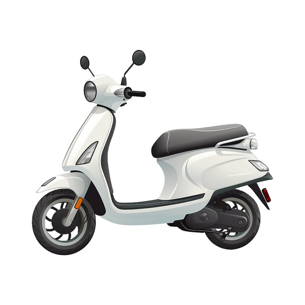 AI generated Scooter 3d isolated on transparent background png