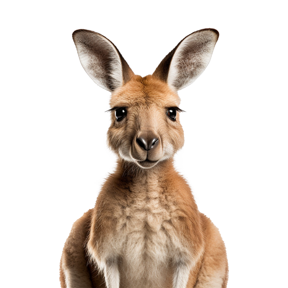 AI generated Kangaroo isolated on transparent background png