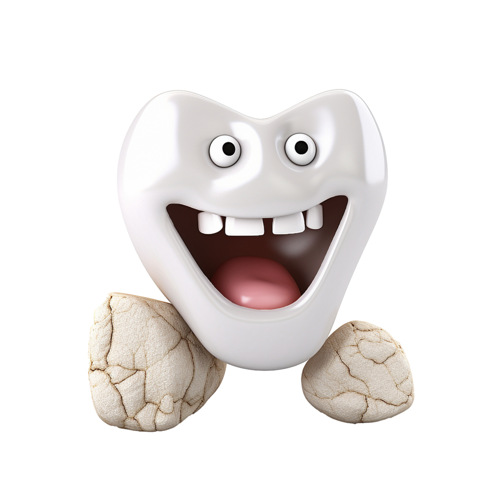 AI generated A sore tooth png isolated on transparent background