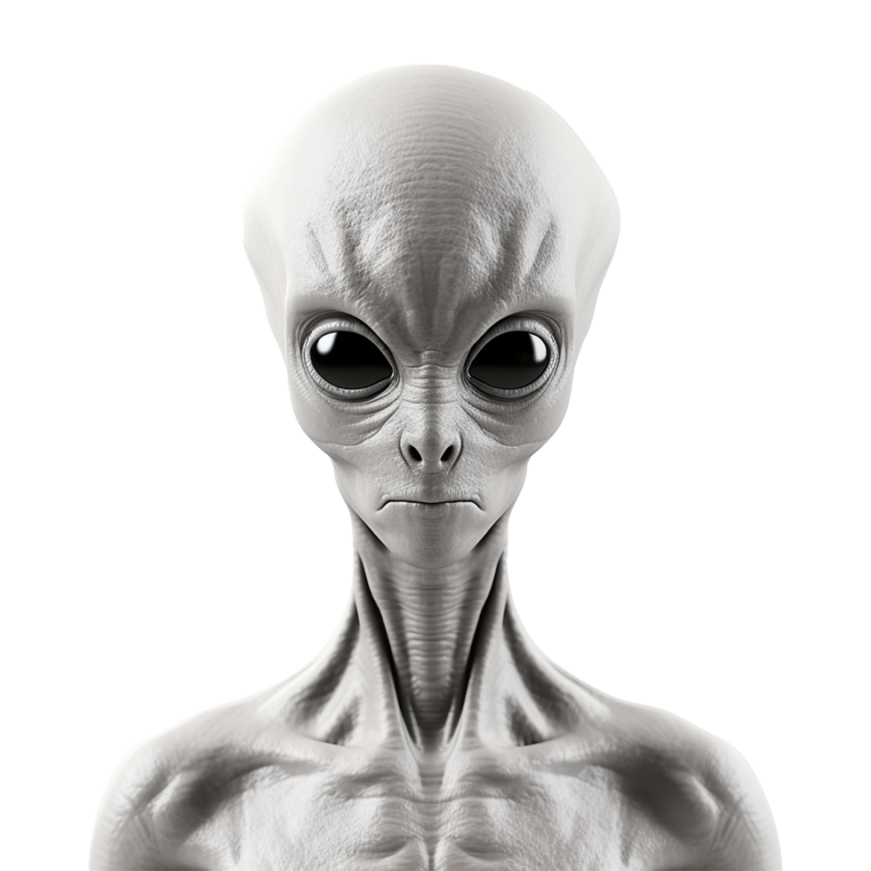 AI generated 3d render alien on transparent background 36420694 PNG