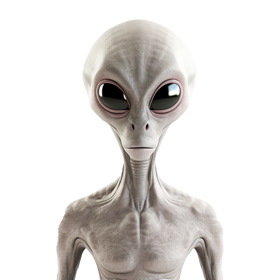 AI generated 3d render alien on transparent background 36420713 PNG