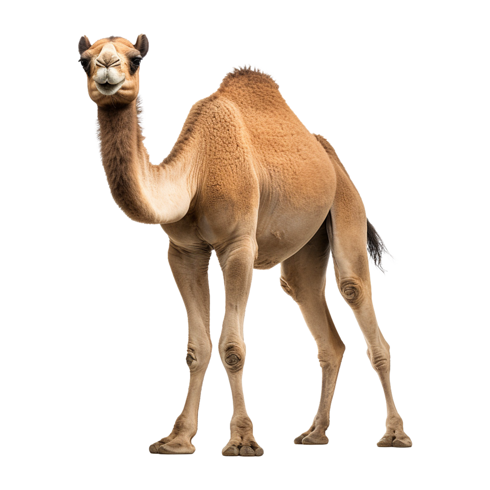 AI generated Camel isolated on transparent background png