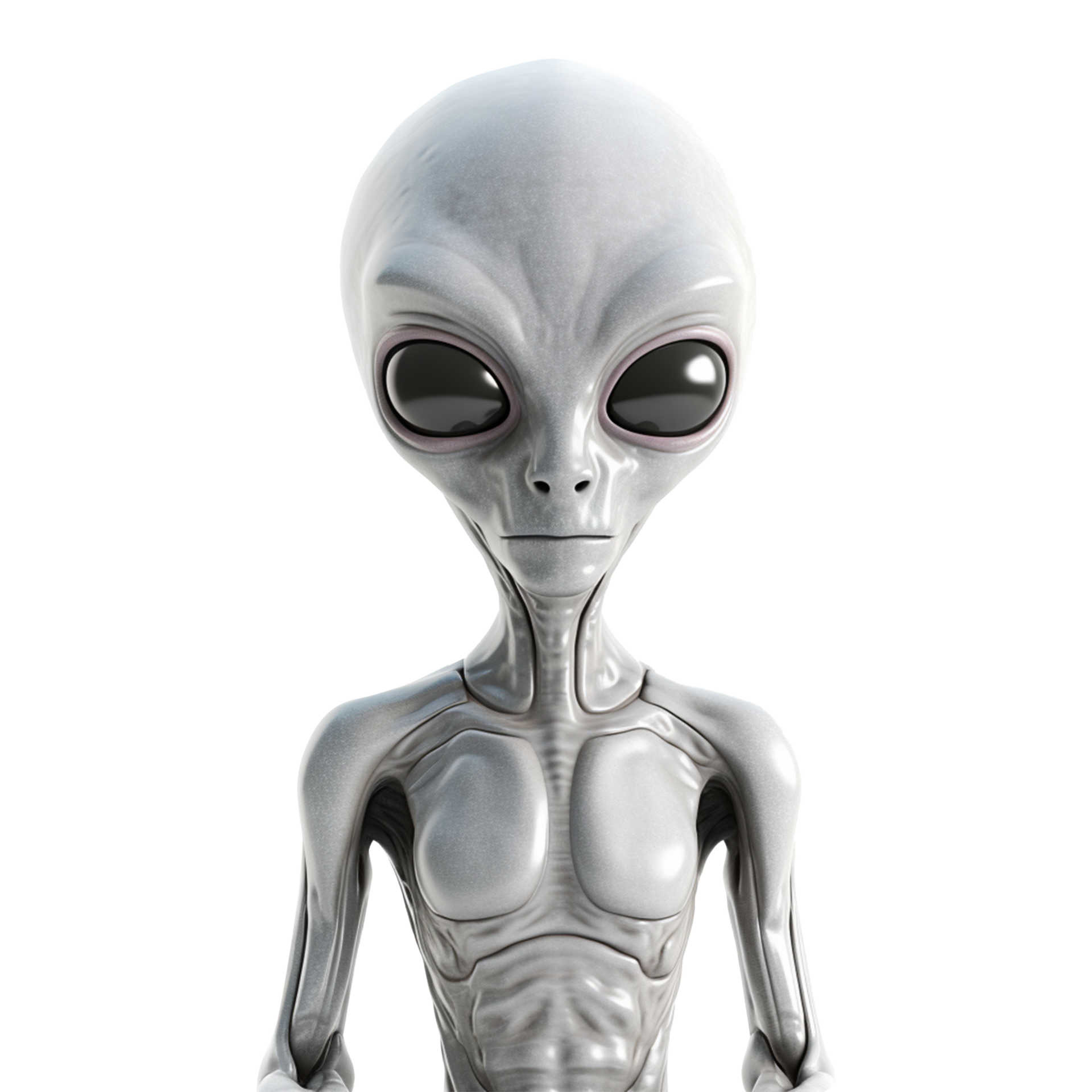 AI generated 3d render alien on transparent background 36420872 PNG
