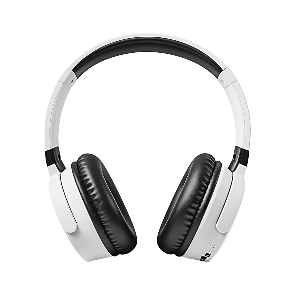 AI generated Wireless headphone isolated on transparent background png