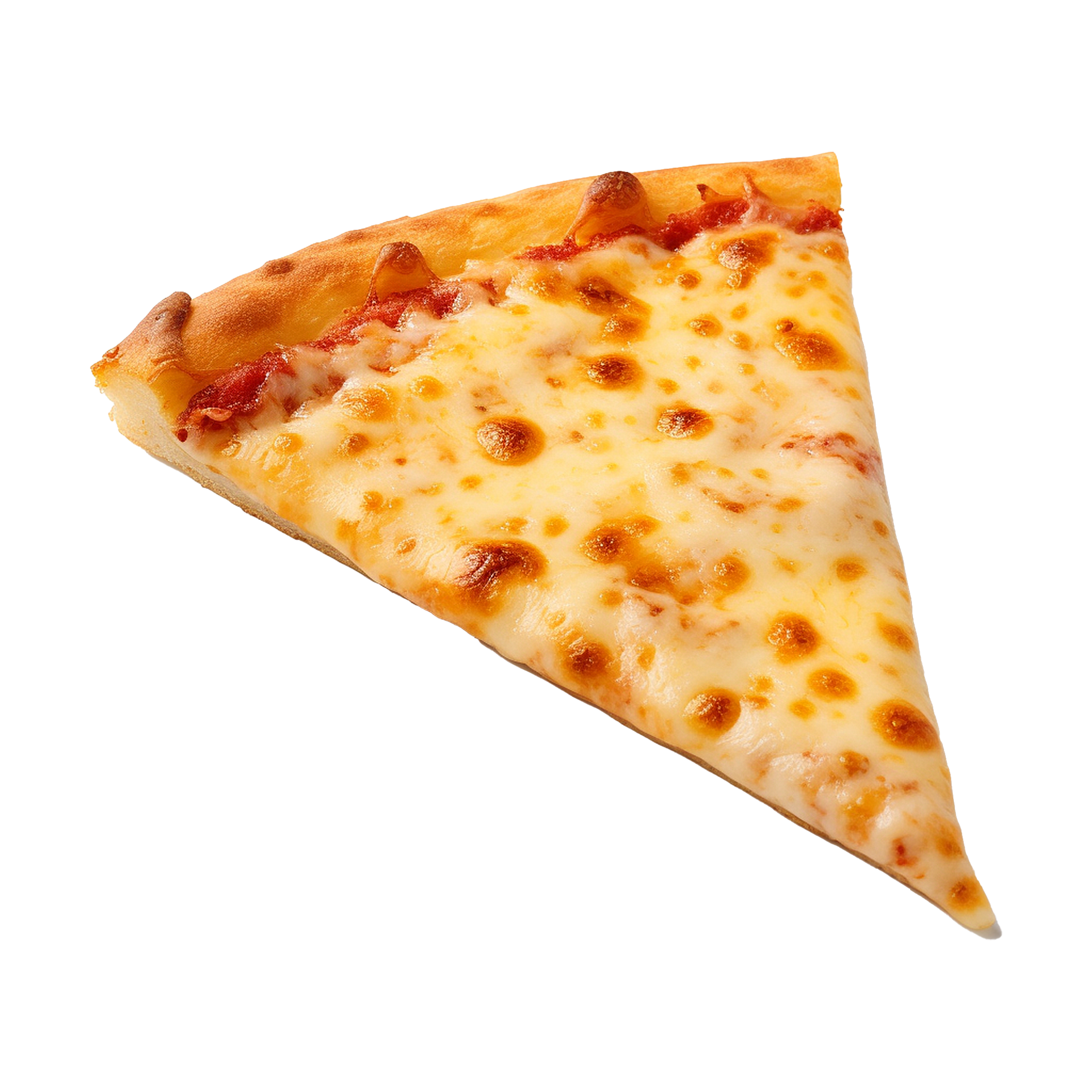 Ai Généré Une Tranche De Fromage Pizza Isolé Sur Transparent Contexte