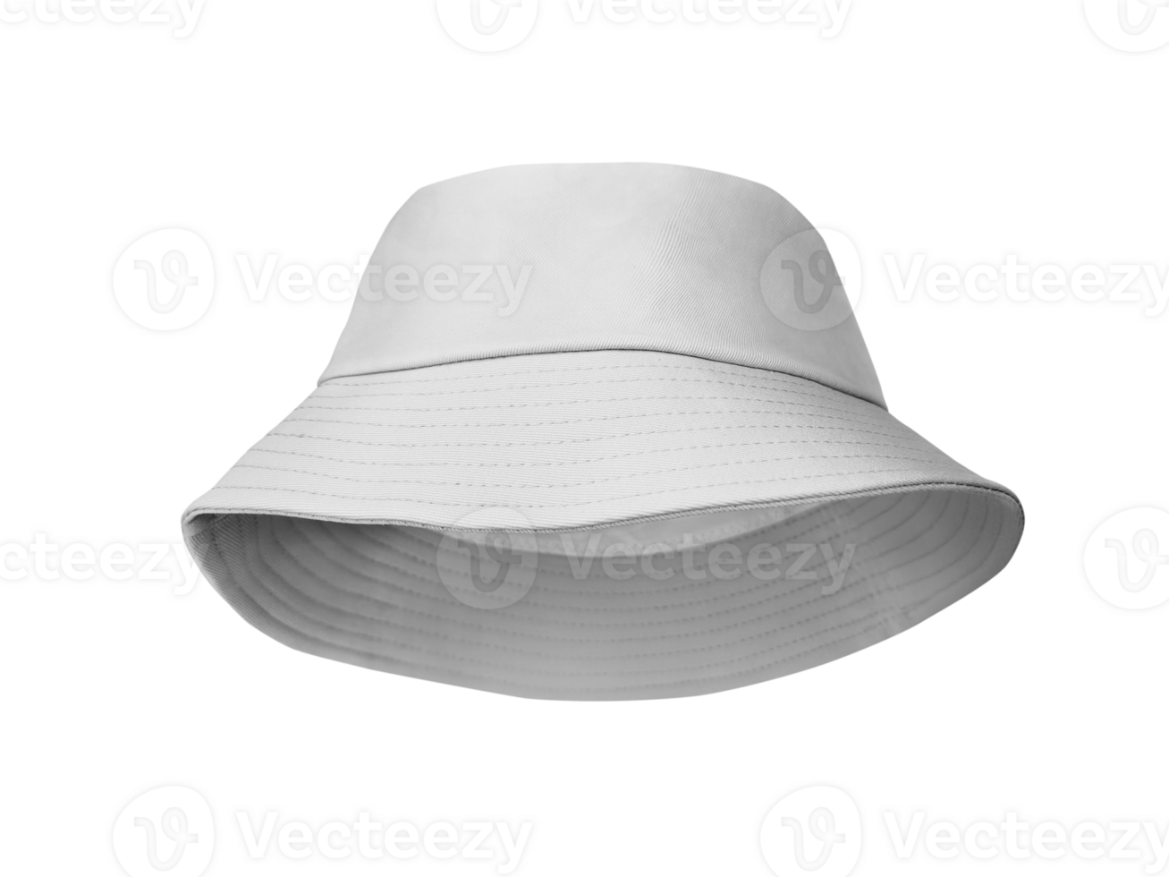 white bucket hat PNG transparent