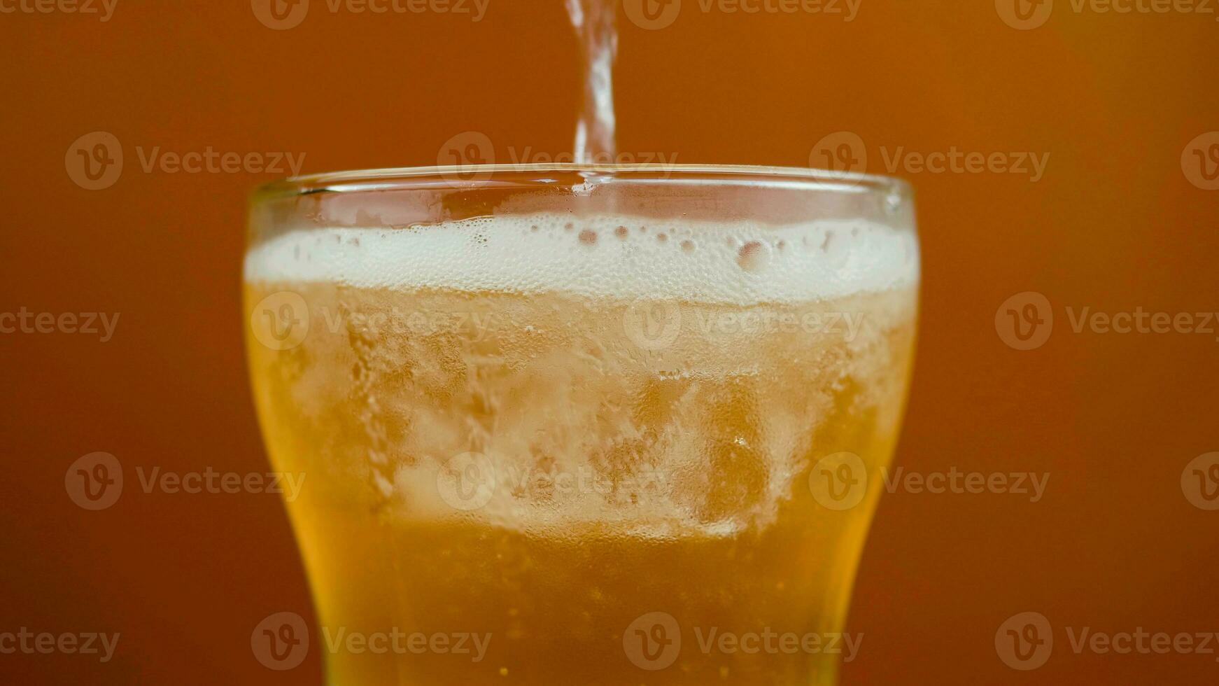 alcoholic drinks Glass of liquor mixed with soda photo