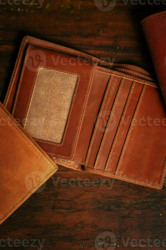 Wallet, cards, credit. Leather wallet photo