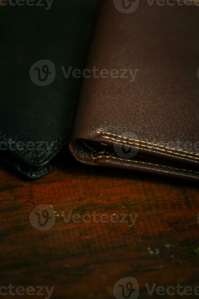 Wallet, cards, credit. Leather wallet photo