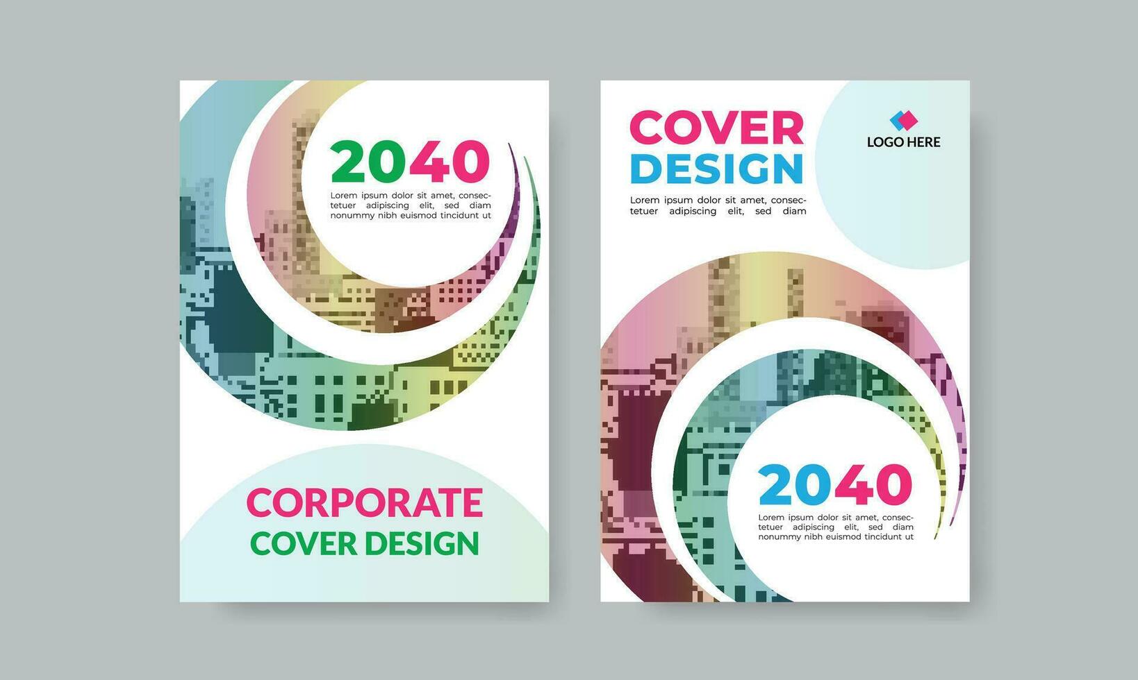 Corporate Cover Design Template in A4 size, annual report, poster, Corporate Presentation, magazine cover, cover design vector