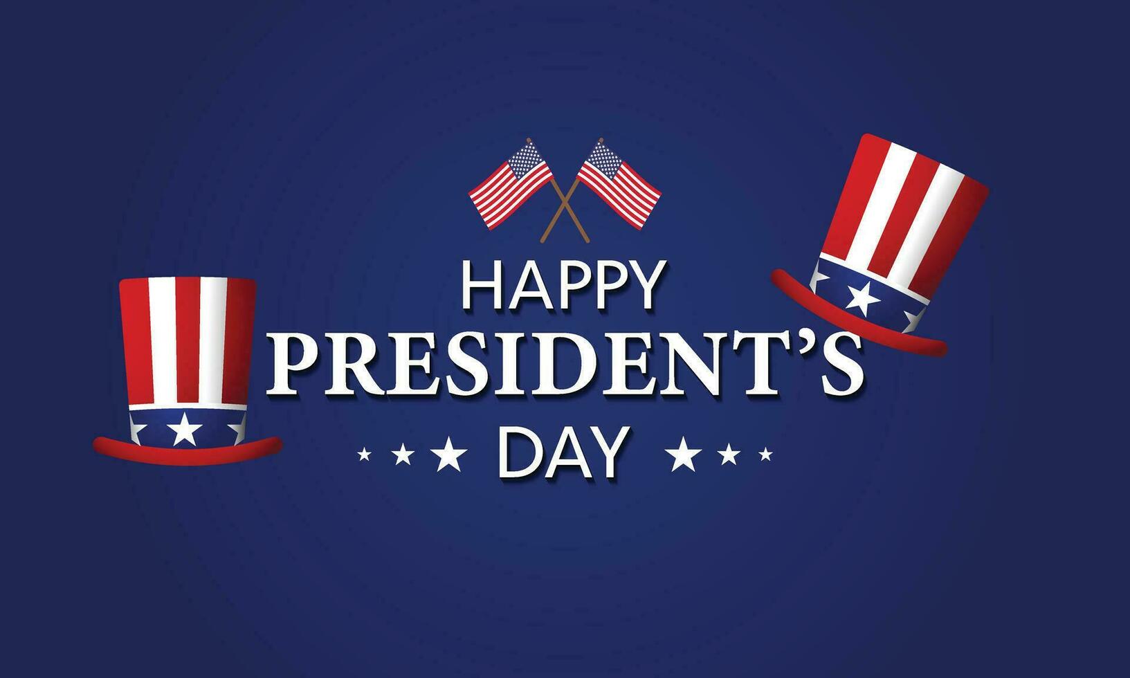 President's Day Background Design. Banner, Poster, Greeting Card. Vector Illustration.