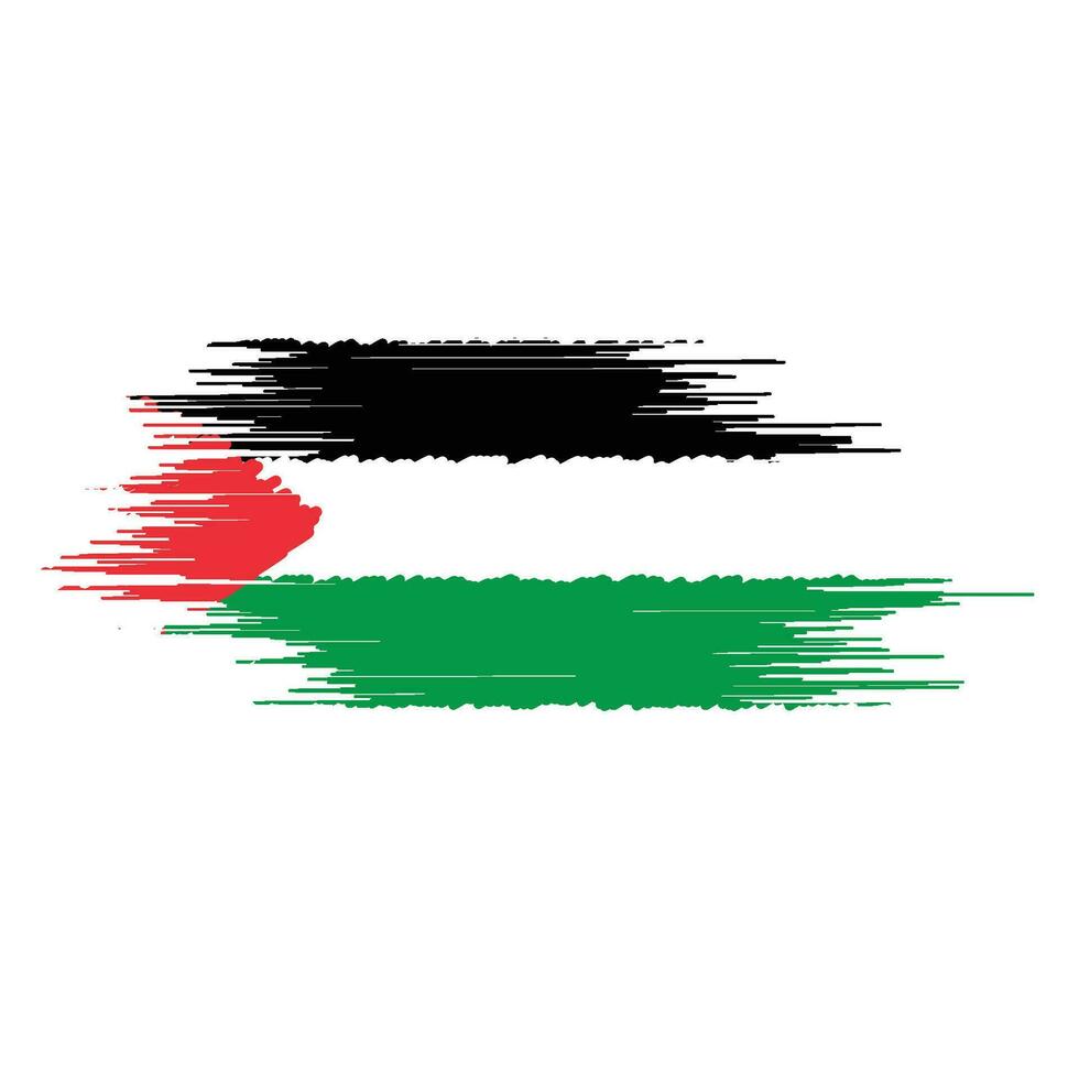Palestine flag Vector icon design illustration