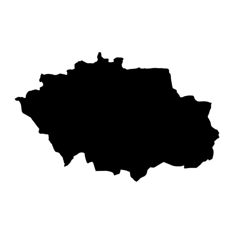 Uvs province map, administrative division of Mongolia. Vector illustration.
