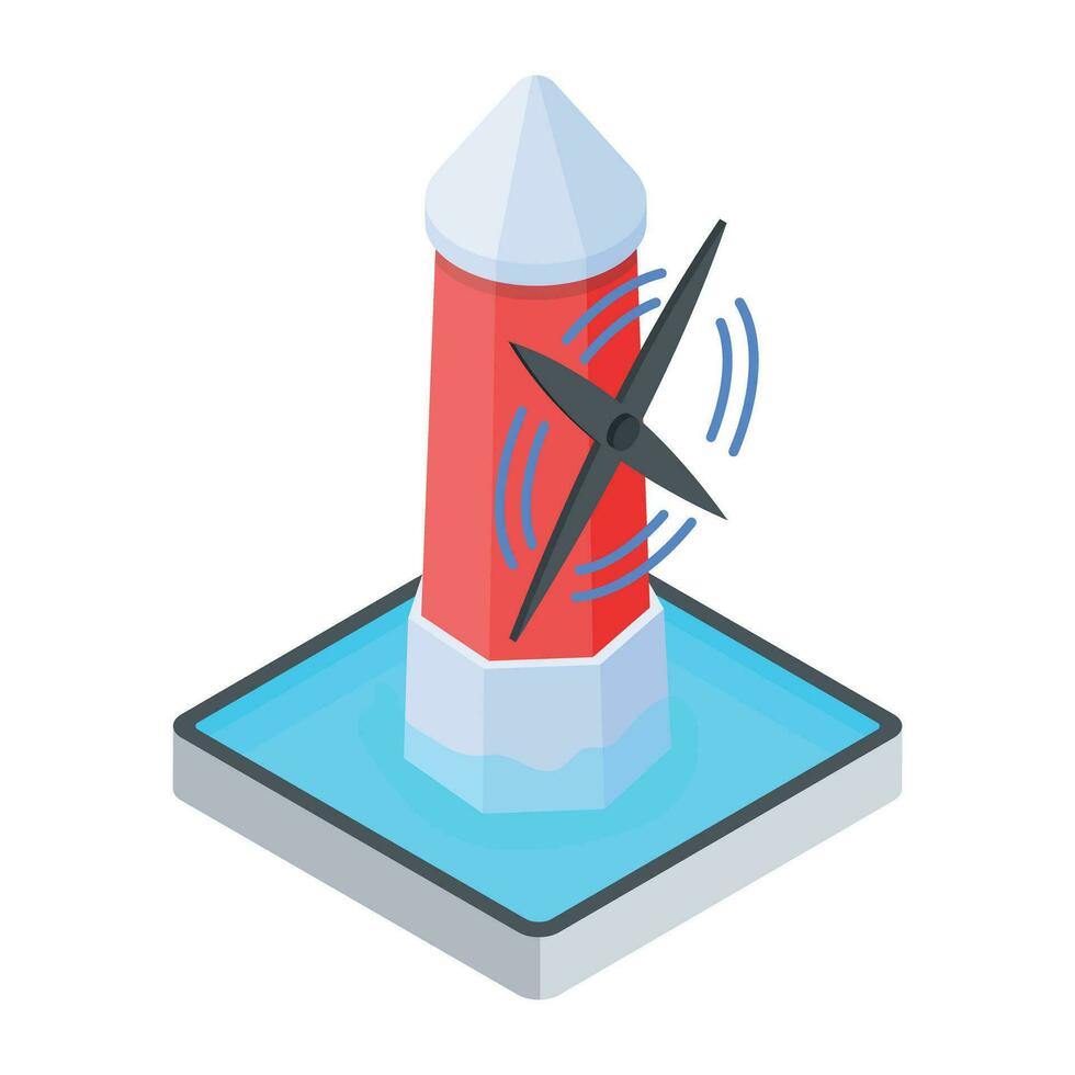 Isometric Style Ecosystem Icon vector