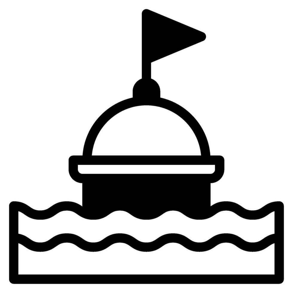Buoy icon illustration for web, app, infographic, etc vector