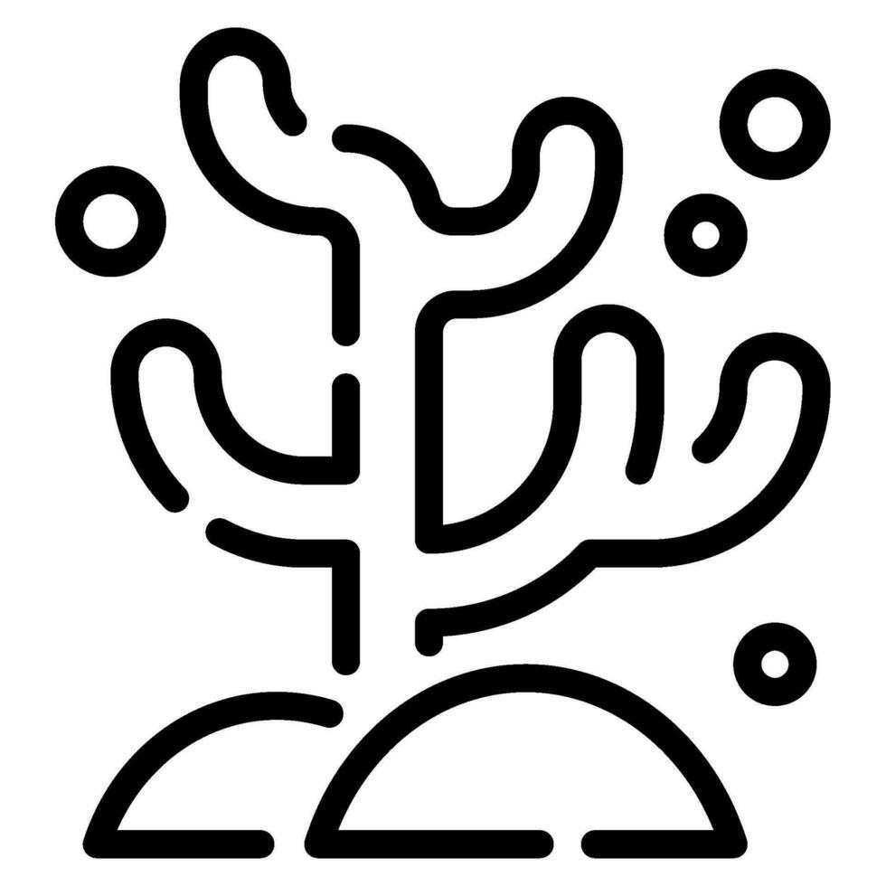 Coral icon illustration for web, app, infographic, etc vector