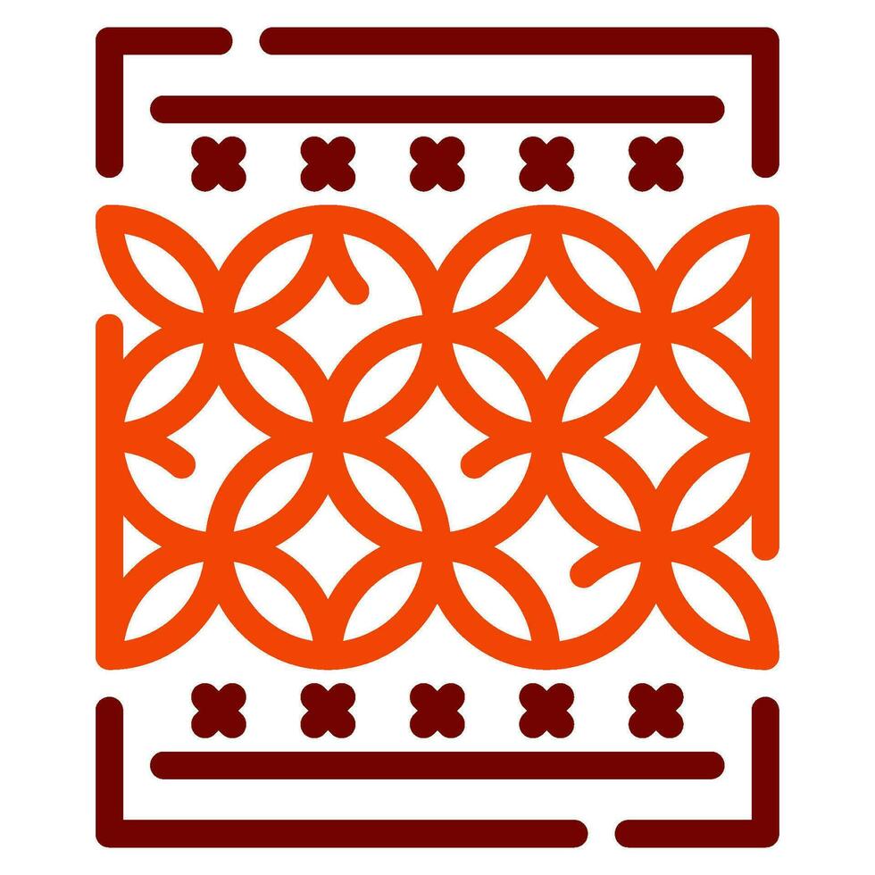 batik icono ilustración para web, aplicación, infografía, etc vector