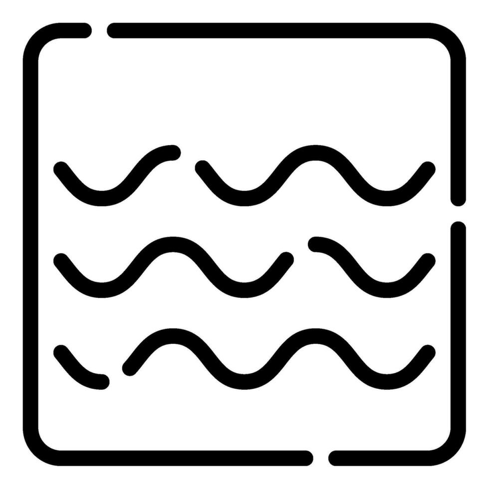 Wave icon illustration for web, app, infographic, etc vector