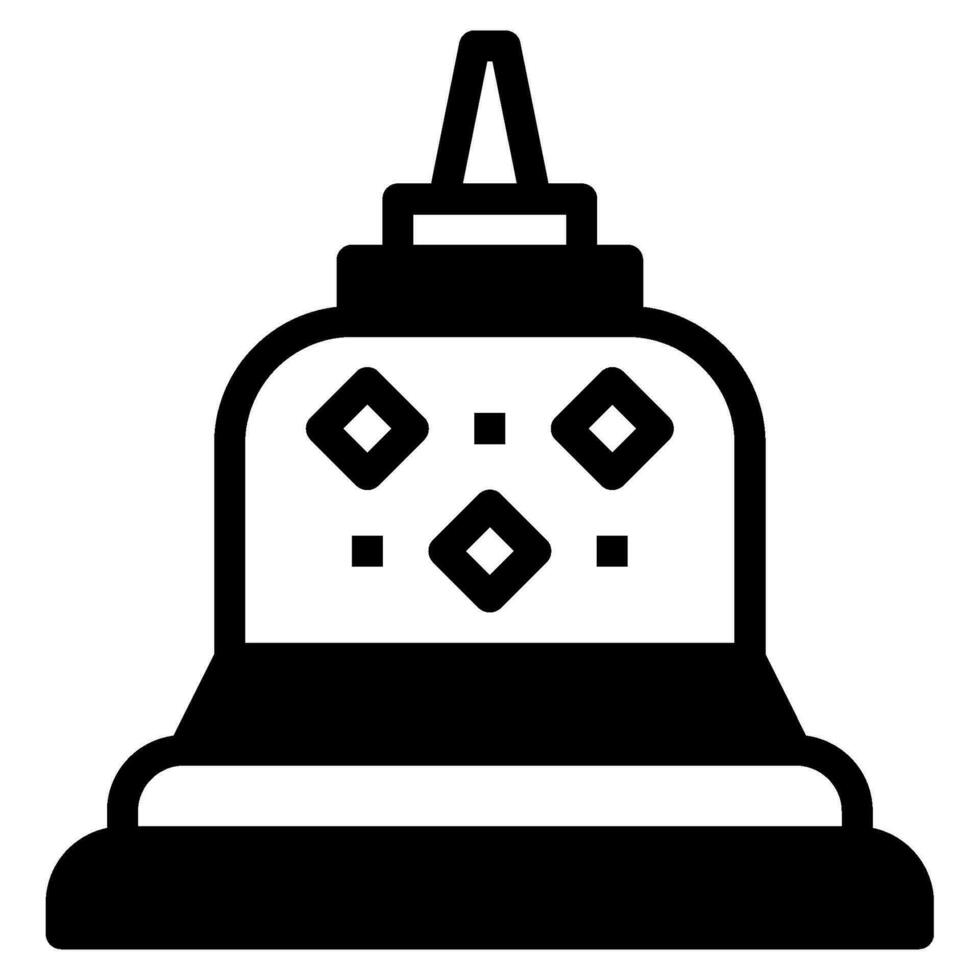 borobudur icono ilustración para web, aplicación, infografía, etc vector