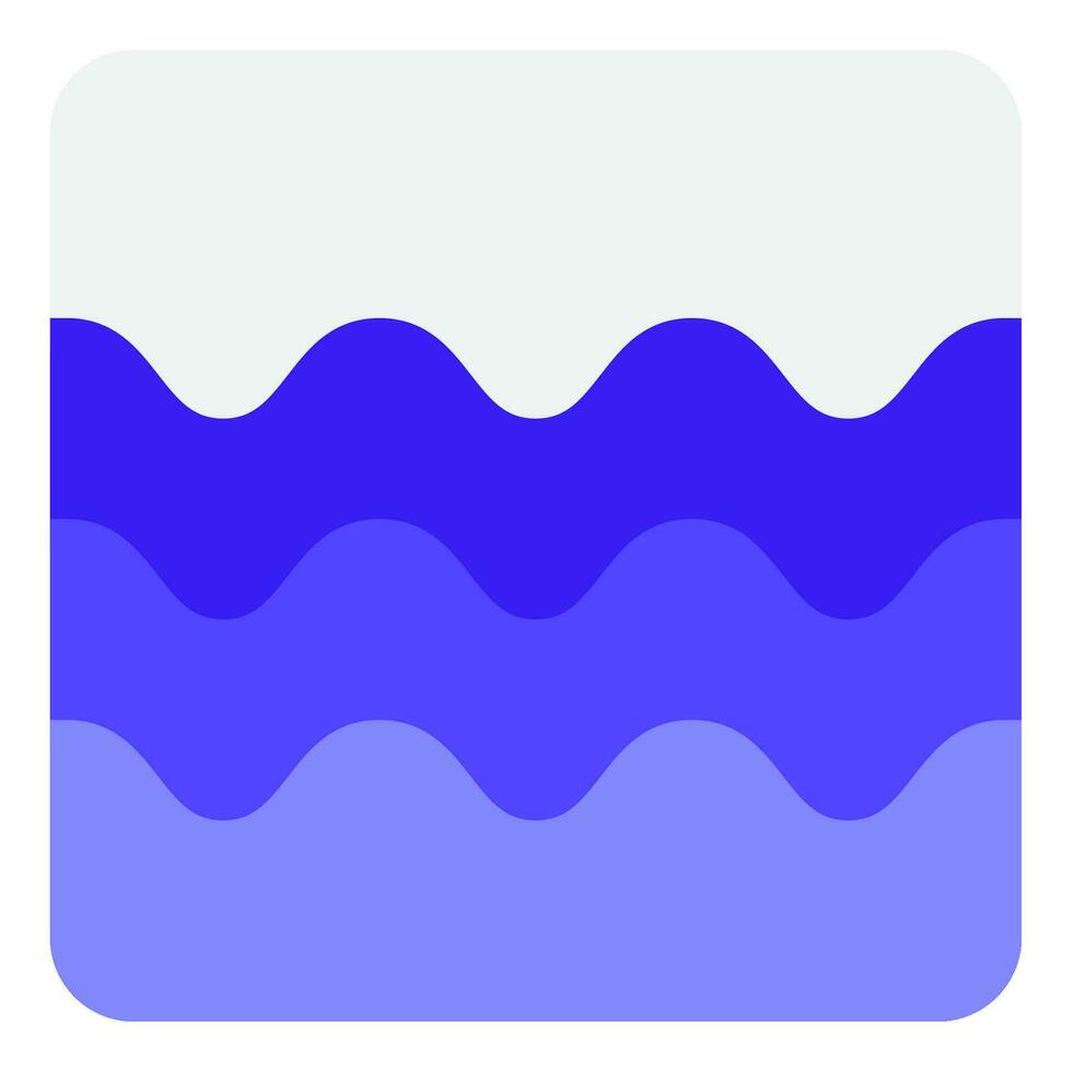 Wave icon illustration for web, app, infographic, etc vector