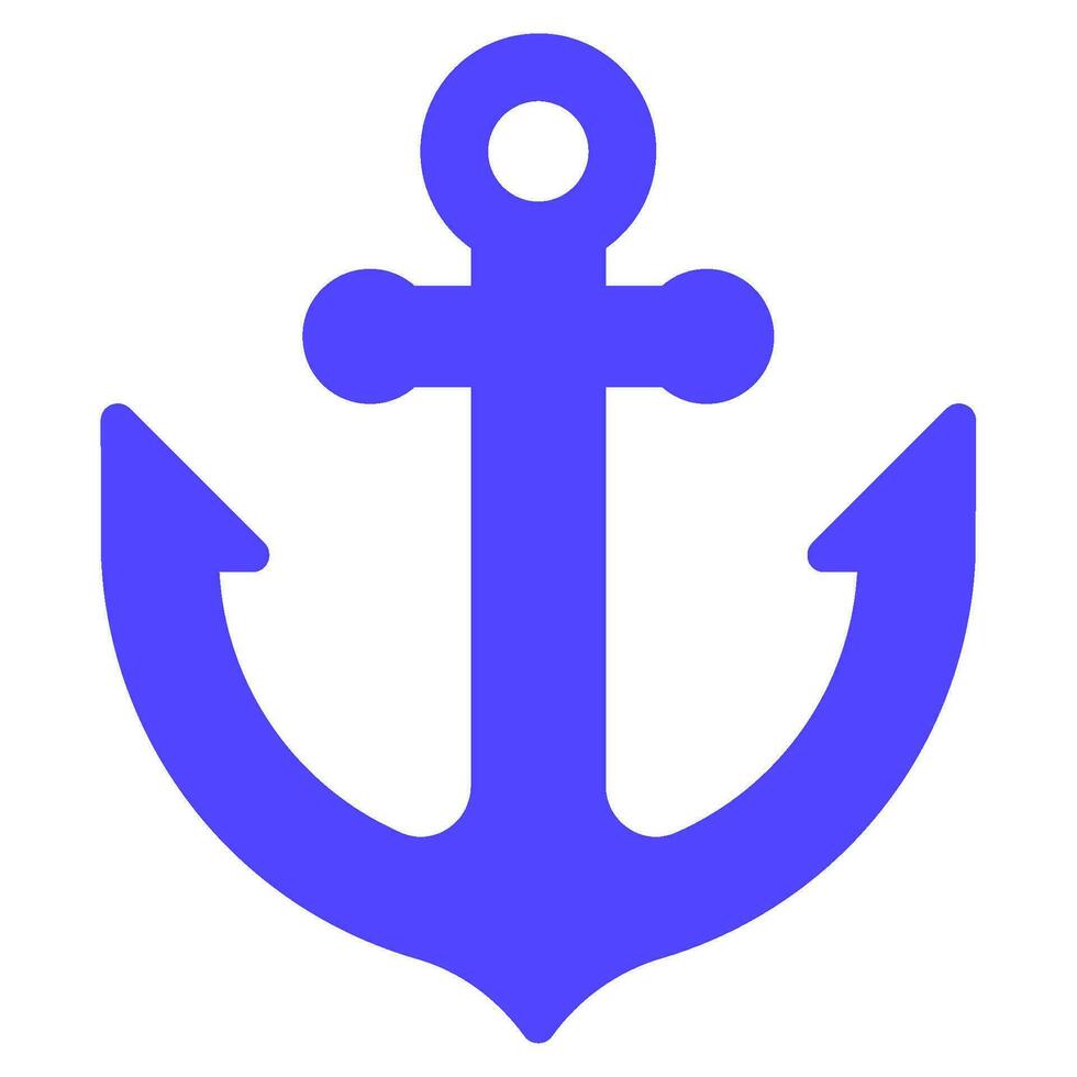 Anchor icon illustration for web, app, infographic, etc vector