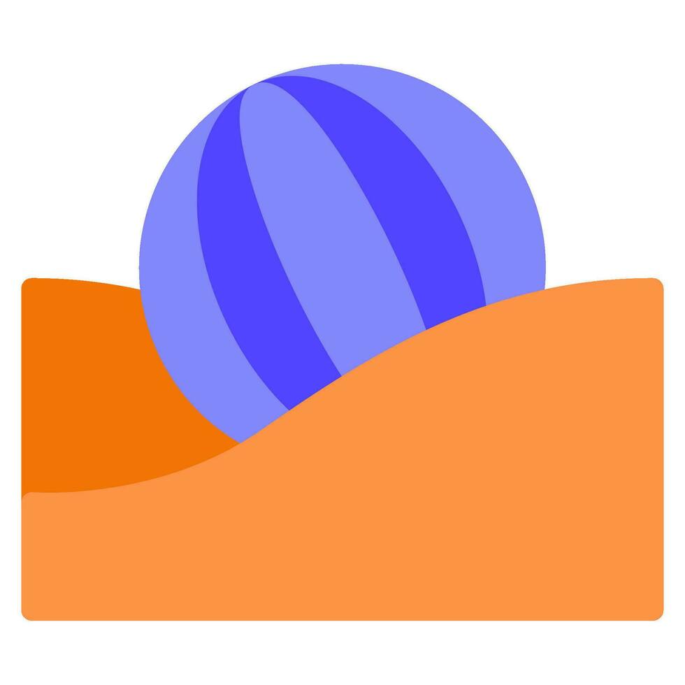 Beach Ball icon illustration for web, app, infographic, etc vector