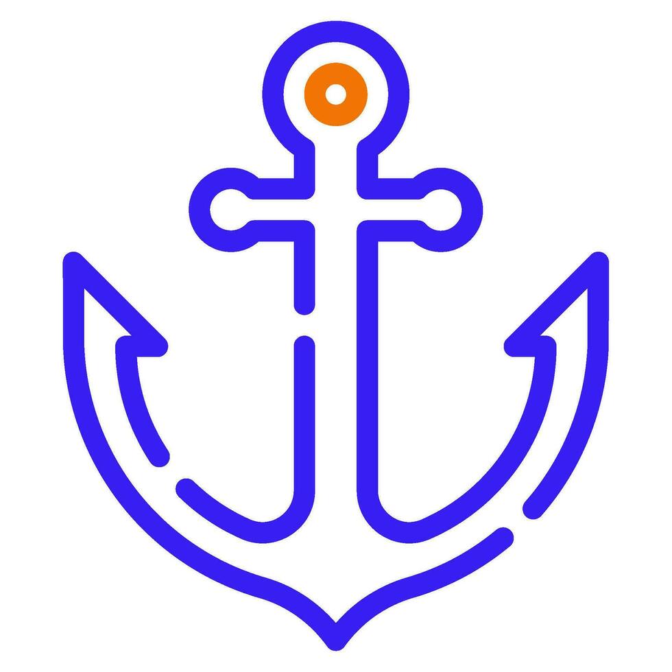 Anchor icon illustration for web, app, infographic, etc vector