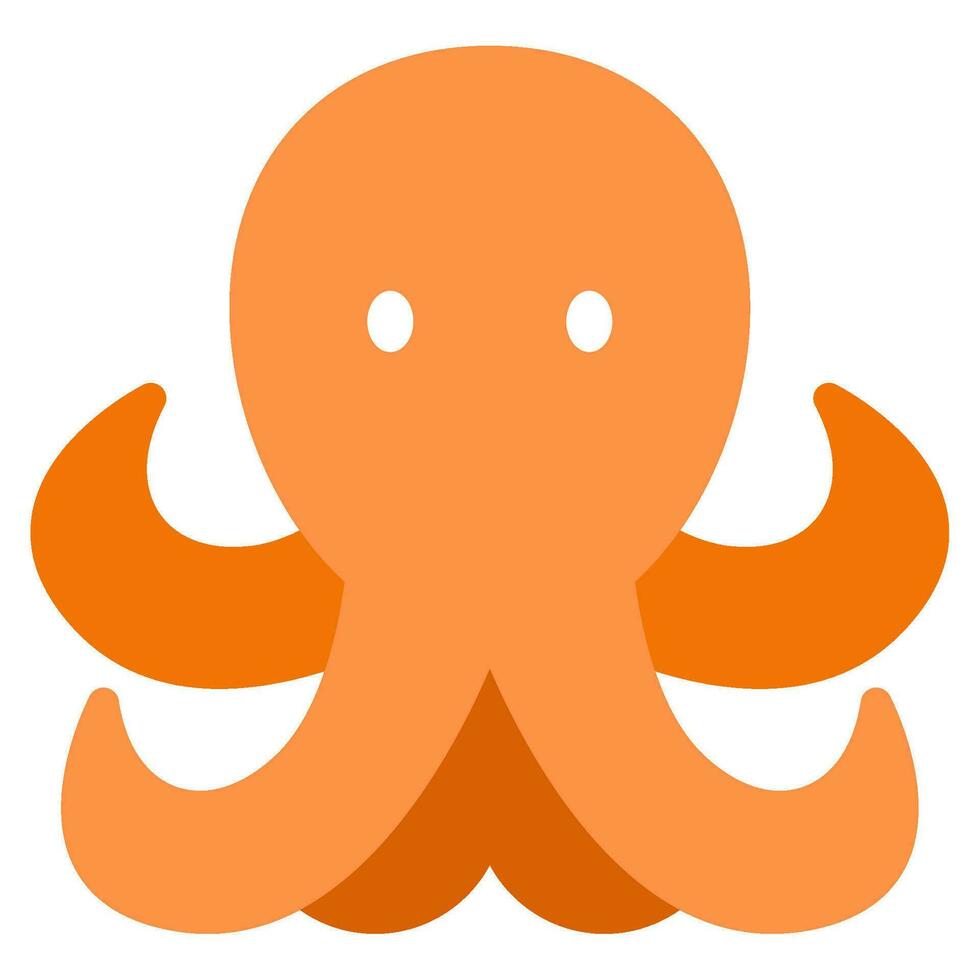 Octopus icon illustration for web, app, infographic, etc vector