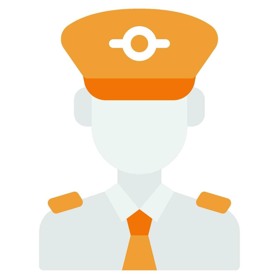 Pilot icon illustration for web, app, infographic, etc vector