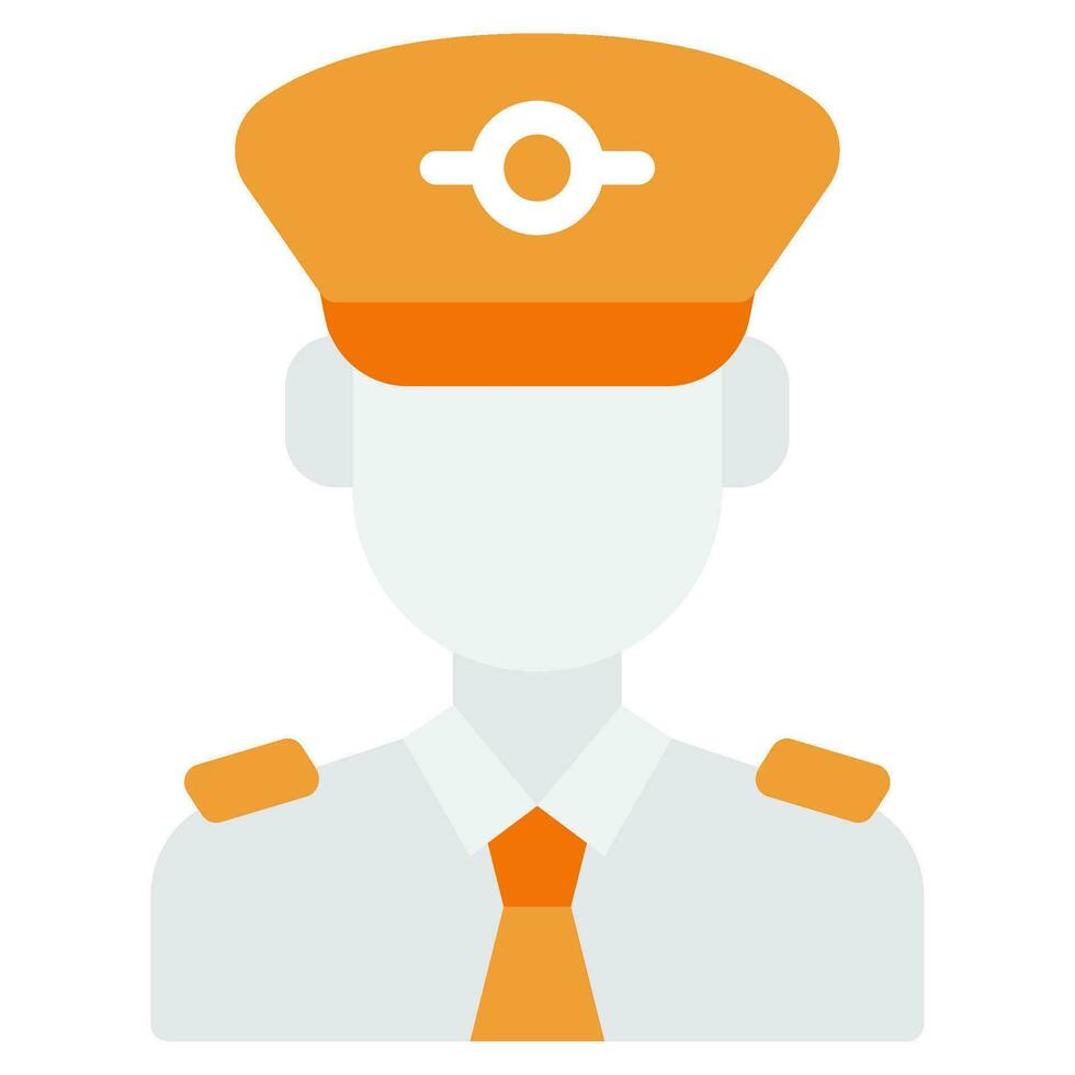 piloto icono ilustración para web, aplicación, infografía, etc vector