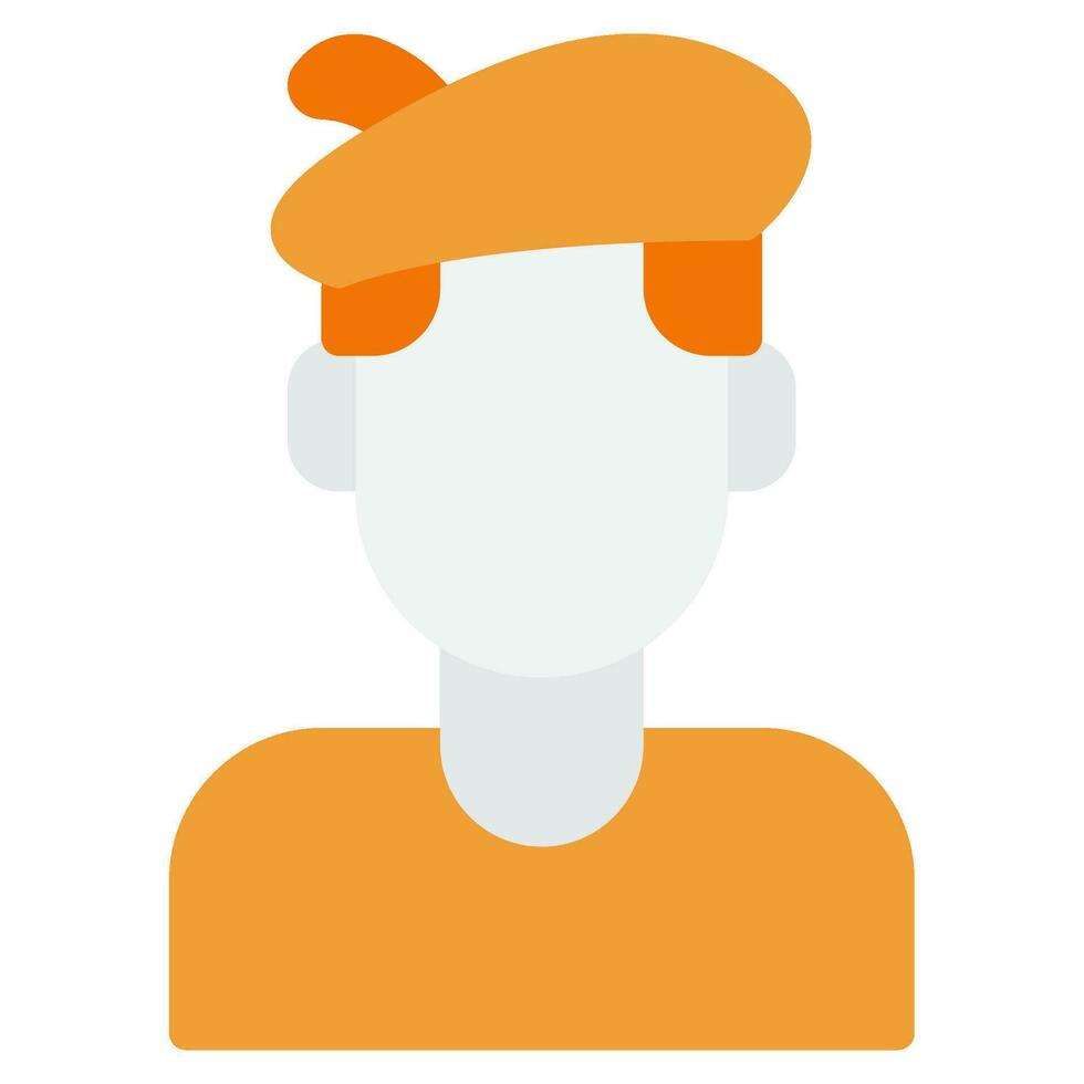 Artist icon illustration for web, app, infographic, etc vector