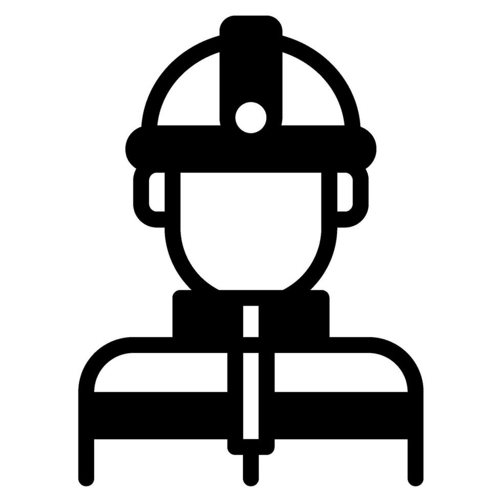 bombero icono ilustración para web, aplicación, infografía, etc vector