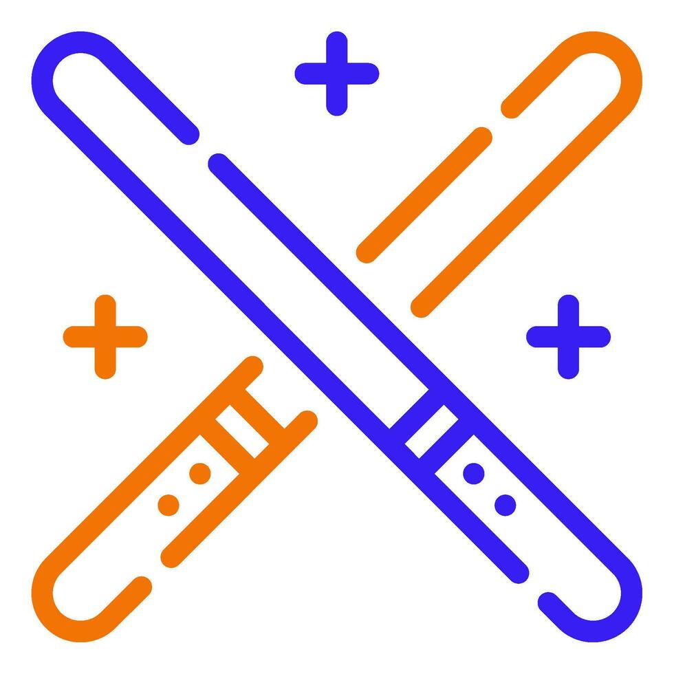 Glow Sticks icon illustration for web, app, infographic, etc vector