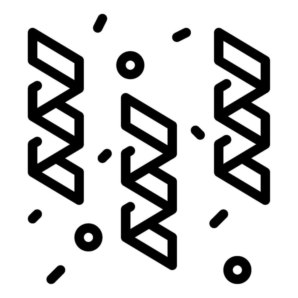 Streamers icon illustration for web, app, infographic, etc vector
