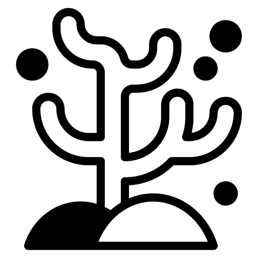 coral icono ilustración para web, aplicación, infografía, etc vector