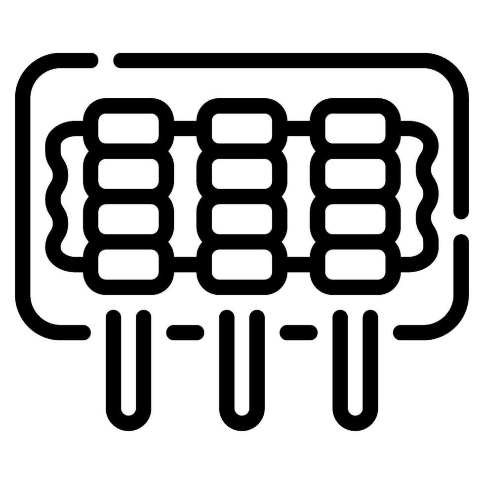 Sate icon illustration for web, app, infographic, etc vector