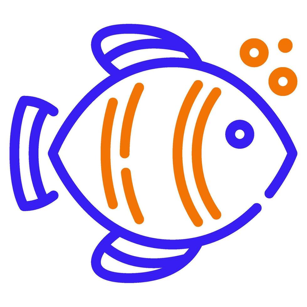 Fish icon illustration for web, app, infographic, etc vector