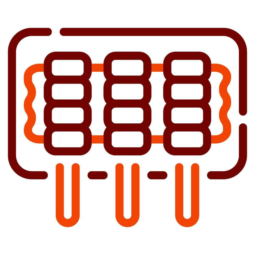 Sate icon illustration for web, app, infographic, etc vector