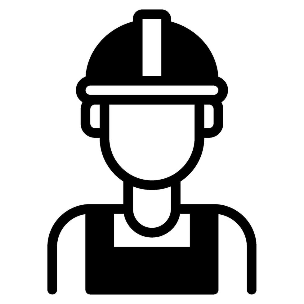 Carpenter icon illustration for web, app, infographic, etc vector